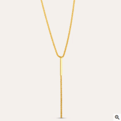 Colar Gravatinha Banho de Ouro 18k